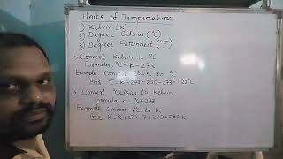 How to convert Kelvin to Degree Celsius And Degree Celsius to KelvinClass7Units of Temperature [upl. by Attenad]