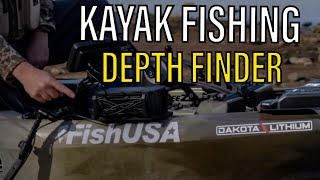 Fish Finder Set Up Portable  Kayak Fishing [upl. by Karna]