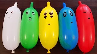 Making Slime With Funny Balloons 5 [upl. by Cuttler]