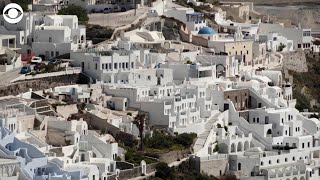 WEB EXTRA Popular Tourist Spot In Greece Empty [upl. by Gupta]