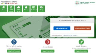 Il Fascicolo Sanitario Elettronico cosè come funziona e come accedervi [upl. by Jackqueline]