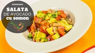 Salata de avocado cu somon  Bunatati din 5 in 10 [upl. by Mandie693]