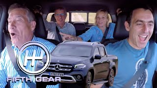 Mercedes X250d Team Test  Fifth Gear [upl. by Anelegna]