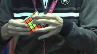 4x4x4 3041 single Yumu Tabuchi in World Rubiks Cube Championship 2011 [upl. by Uriel244]