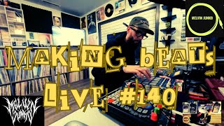 Melvin Junko Making Beats Live 140  SP303  SP404sx  MPC2000xl [upl. by Atsirtal645]