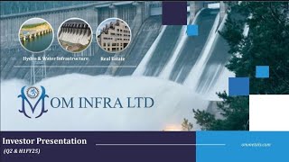 Om Infra Ltd Earnings Conference call for Q2 FY 20242025 [upl. by Ydniw918]