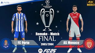 FC 25  FC Porto vs AS Monaco  UEFA Champions League Final  Full Match  PS5™4K [upl. by Ynnos591]