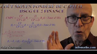 DSCG UE 2 FINANCE COÛT MOYEN PONDERE DU CAPITAL ET TAUX DACTUALISATION [upl. by Kissiah]