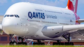 50 BIG PLANES Landing and Taking Off  A380 B747 A330 B777 A350 B787  Melbourne Airport Spotting [upl. by Alat]