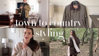 ENGLISH COUNTRYSIDE STYLING  STAYCATION LOOKS [upl. by Etnomed250]