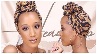 5 EASY Head Scarf Styles for Short Hair  Pixie Cuts  Turban  Headwrap Tutorial for BEGINNERS [upl. by Asyl]