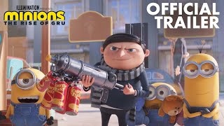 Minions The Rise of Gru  Official Trailer Universal Pictures HD [upl. by Mairhpe]