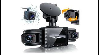 iiwey T1pro Dash Cam Front and Rear Inside 3 Channel 1080P  Features Highlight [upl. by Ellennad]