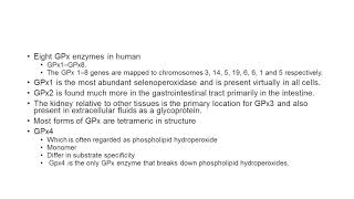 Glutathione peroxidases GPx [upl. by Hafital]