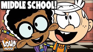 Lincoln amp Clyde Go to Middle School 😱  quotMiddle Menquot Full Scene  The Loud House [upl. by Maxie315]