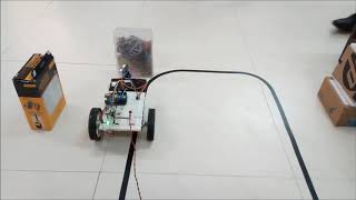 ROTATING OBSTACLE AVOIDING ROBOT [upl. by Milon]