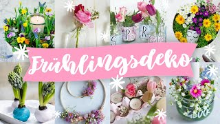 FRÜHLINGSDEKO IDEEN selber machen 🌸 8 schnelle amp einfache FRÜHLINGS DEKORATION  TRYTRYTRY [upl. by Trotter]