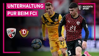 FC Ingolstadt 04  SG Dynamo Dresden Highlights mit LiveKommentar  3 Liga  MAGENTA SPORT [upl. by Ardnalak258]