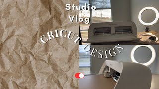 Studio Vlog Cricut Design Space Beginner Tote Bag Crafting  Cricut Joy Xtra  Easy Press 3 [upl. by Gunn]