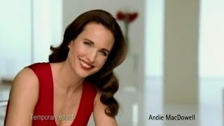 Loreal Paris  REVITALIFT advert featuring Andie MacDowell 2009 aired in the UK [upl. by Annelg]