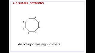 2D shapes  heptagon octagon nonagon decagon [upl. by Anrehs765]