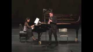 George Gershwin Prelude III  Kliment Krylovskiy clarinet with Riko Higuma piano [upl. by Notlil]