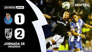 Resumo FC Porto 12 Vitória SC  Liga Portugal Betclic  sport tv [upl. by Neraa286]