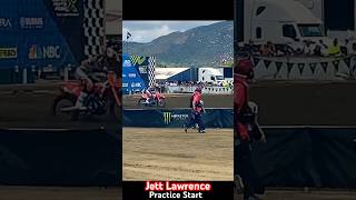 Jett Lawrence SOLO Practice Start motocross [upl. by Eidua]