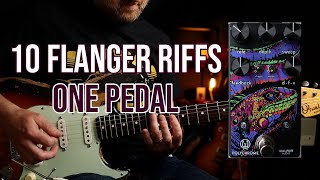 Top 10 Flanger Riffs  Walrus Audio Polychrome Flanger Demo [upl. by Slemmer604]