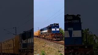 Diesel engine pulled Balurghat Kolkata express train dieselengine dieseltrain expresstrain [upl. by Stephenson]