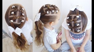 Penteado Infantil com Amarração em Nó [upl. by Nairda349]