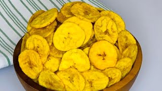 HEALTHY  BAKED PLANTAIN CHIPS [upl. by Cheryl]