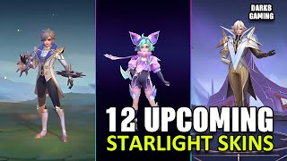 11 Upcoming Starlight Skins  December 2023 Starlight Skin and More  Mobile Legends [upl. by Hanley]