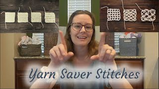 Which Crochet Stitch uses the LEAST yarn Experiment COMPLETE [upl. by Gnagflow]