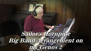 Sailors Hornpipe Cover by Pat Walter as a Big Band Arrangement on her Yamaha Genos 2 [upl. by Krusche]