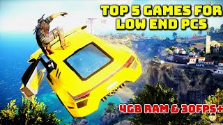 Top 5 Games For Low End PC II 4GB RAM amp I3 Intel HD [upl. by Landbert]