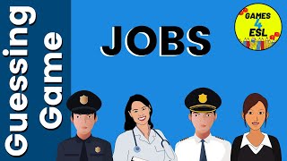 Jobs And Occupations ESL Game  English Vocabulary Games [upl. by Liemaj]