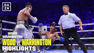 CRAZY KO Leigh Wood Knocks Out Josh Warrington [upl. by Rochemont]