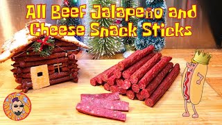 Snappy Jalapeño amp Cheese Beef Stick [upl. by Baiel]