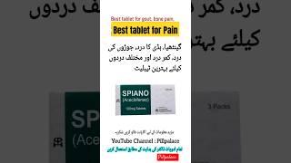 Aceclofenac 100mg  Spiano 100 mg tablet painkiller aceclofenac shorts medicine [upl. by Norad214]