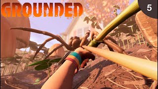 GROUNDED Nº5  ARAÑAS LOBO NOS QUIEREN COMER  Gameplay Español [upl. by Anhoj932]