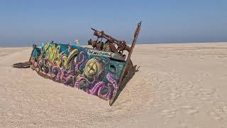 Norderney 2024 Tour zum Wrack und zurück über den Strand [upl. by Regdirb]