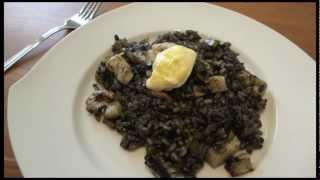 Arroz negro con sepia y gambas  Recetas de arroces ✅ [upl. by Ecyor]