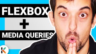 💙 Cómo usar las MEDIA QUERIES en FLEXBOX CSS para crear layouts RESPONSIVE ejemplo práctico [upl. by Sheepshanks107]