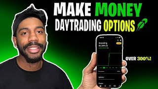 How to Make MoneyDaytrading Options on ROBINHOOD in 4MINS [upl. by Kinzer]