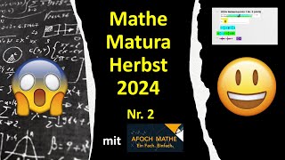 Matura 2024 Nebentermin 1 Herbst Nr 2 Kugelvolumen [upl. by Enailil]