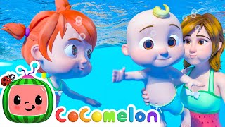 CoComelon Swimming Song  Sing Along ABC  CoComelon  Moonbug Literacy [upl. by Wailoo730]