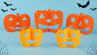 DIY Lavoretti di carta per Halloween facile  Paper craft ideas [upl. by Hawkie]