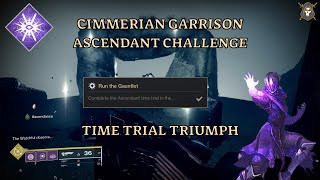 Cimmerian Garrison time trial 3 minutes or less destiny2 gaming games ascendantchallenge [upl. by Holds]