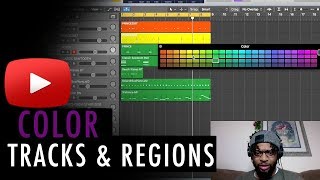 Logic Pro X Tutorial Color Tracks and Regions [upl. by Australia]